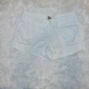 3/$12💥 SO white shorts size 5